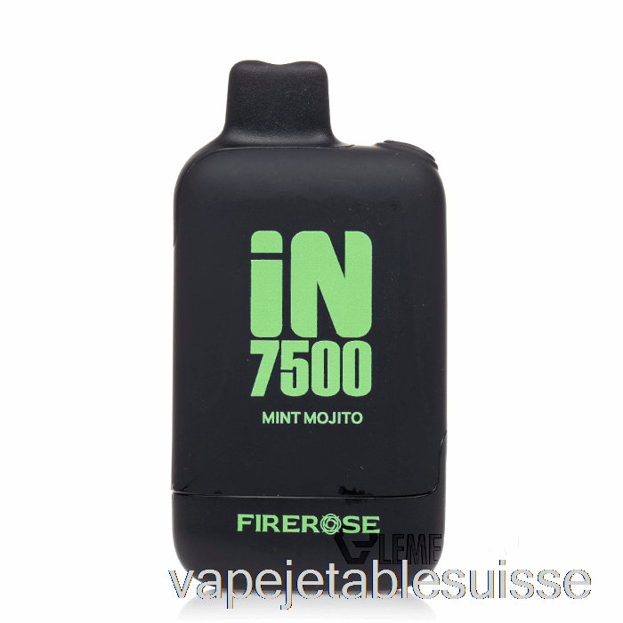 Vape Suisse Firerose En 7500 Mojito Menthe Jetable